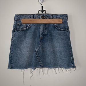BDG denim mini skirt